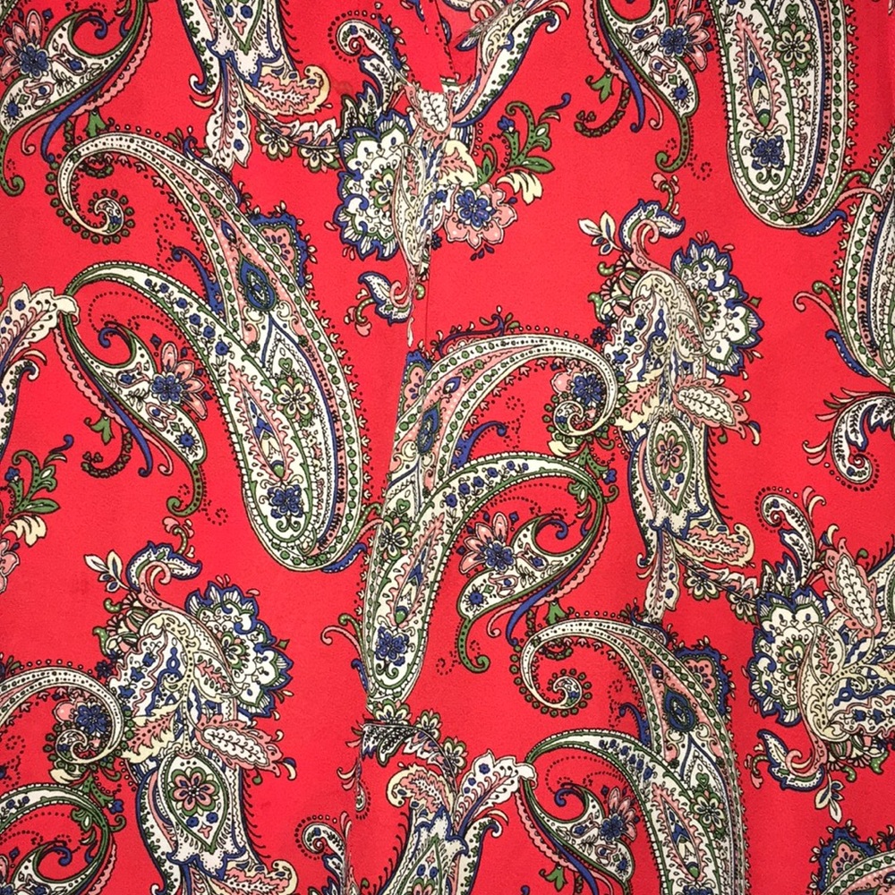 Red multicolored top - Picture 2 of 4